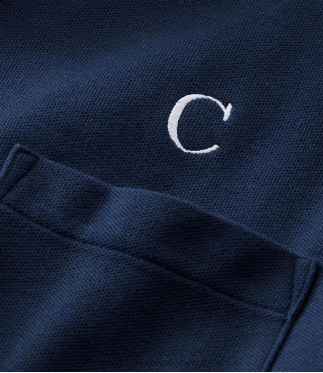 Clothing White H8XZ7288 Premium Polo Men L.L.Bean x Double L