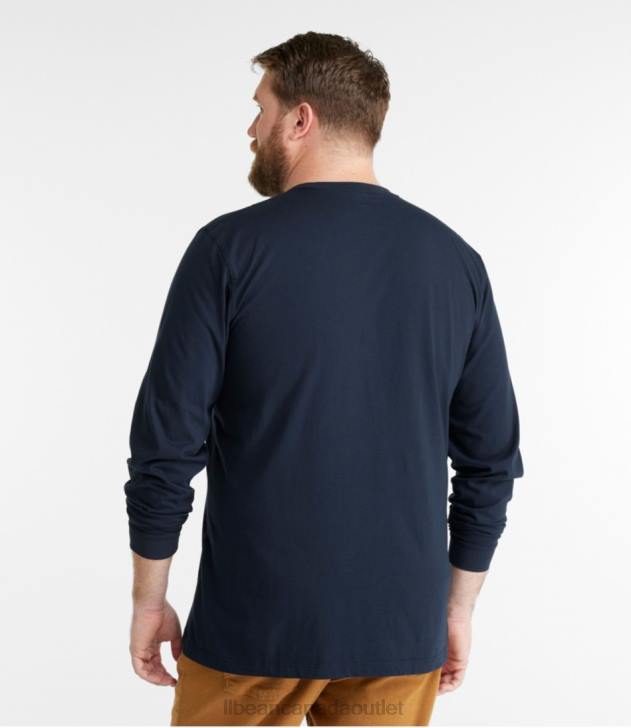 Clothing Black Forest Green H8XZ6511 Carefree Unshrinkable Tee with Pocket Men L.L.Bean