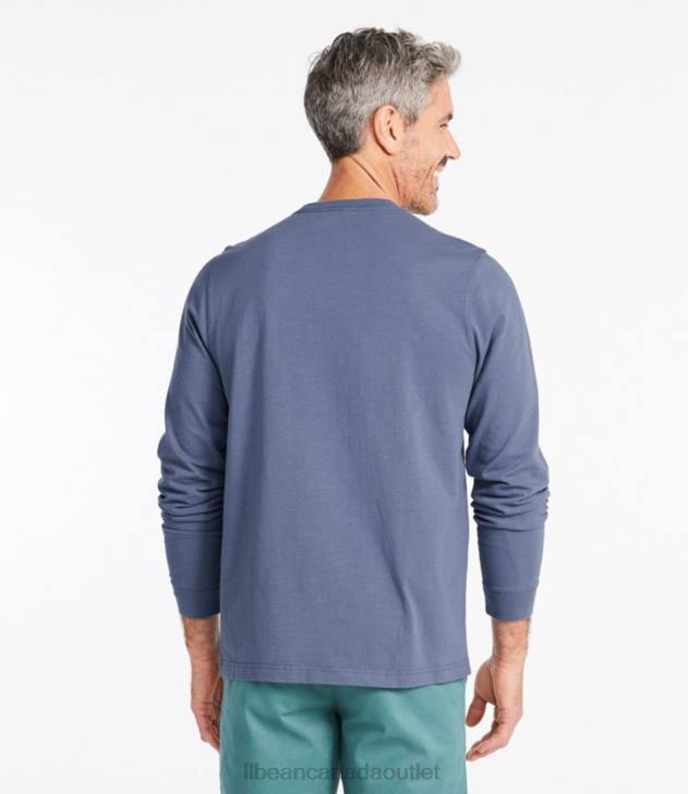 Clothing Black Plum H8XZ6974 Lakewashed Organic Cotton Tee Men L.L.Bean