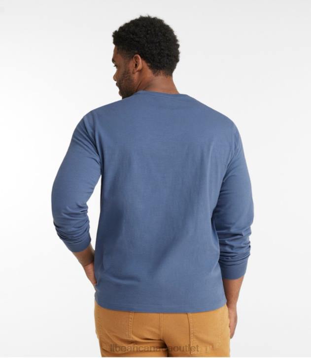 Clothing Carbon Navy H8XZ6549 Lakewashed Organic Cotton Tee Men L.L.Bean