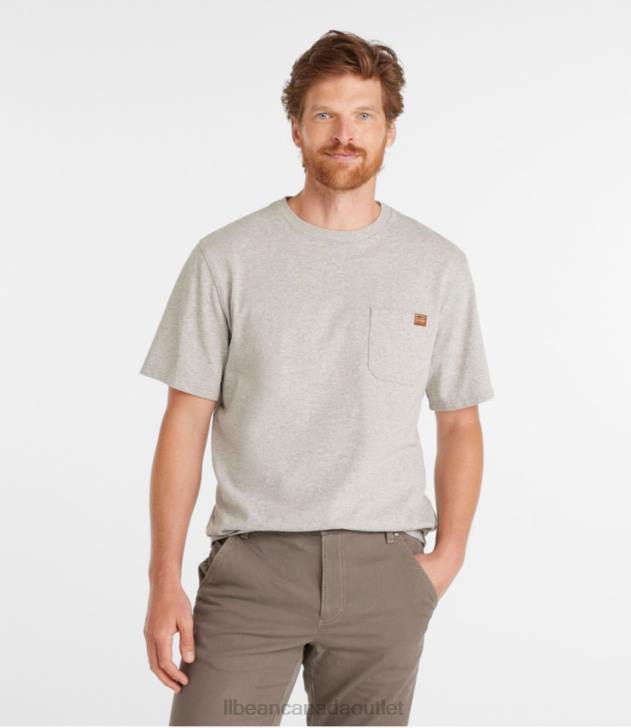 Clothing Faded Orange H8XZ6516 BeanBuilt Cotton Tees Men L.L.Bean