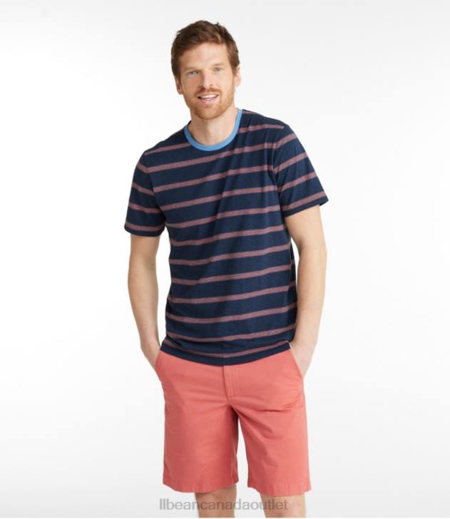 Clothing Navy H8XZ3309 Comfort Stretch Pima Tee Shirt Men L.L.Bean