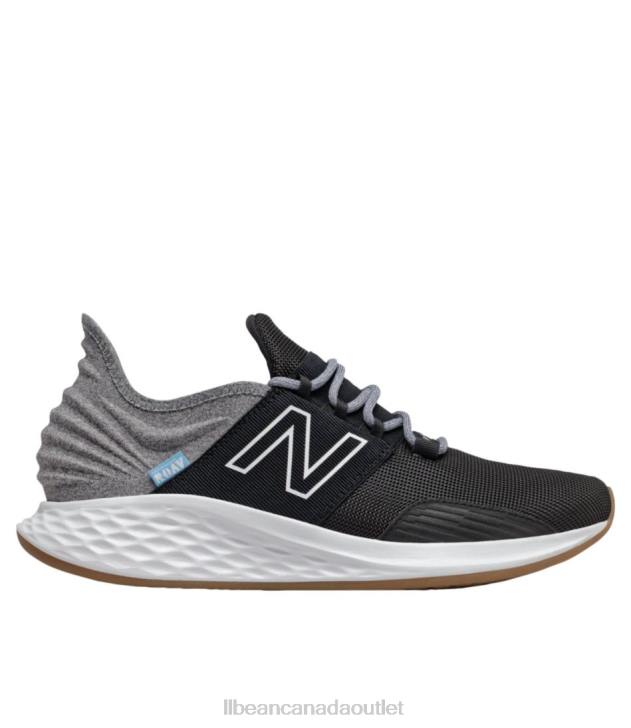 Footwear Black/Light Aluminum H8XZ1124 New Balance Fresh Foam Roav Tee Shirt Running Shoes Men L.L.Bean