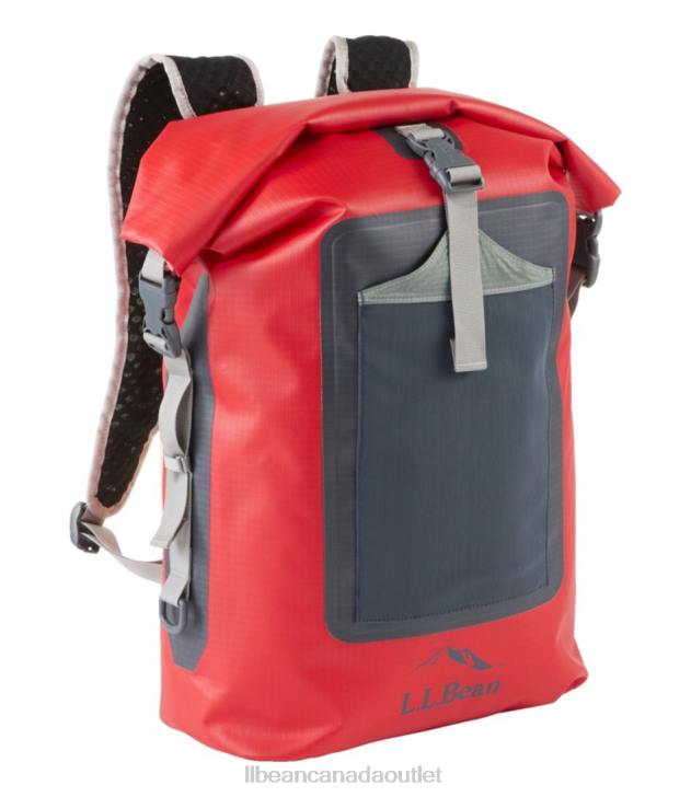 Outdoor Equipment Lobster Red H8XZ3931 Adventure Pro Waterproof Day Pack Unisex L.L.Bean