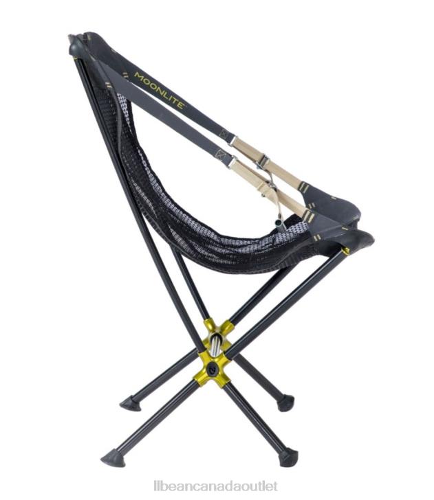 Camping Furniture Black Pearl H8XZ1618 Nemo Moonlite Reclining Camp Chair Unisex L.L.Bean