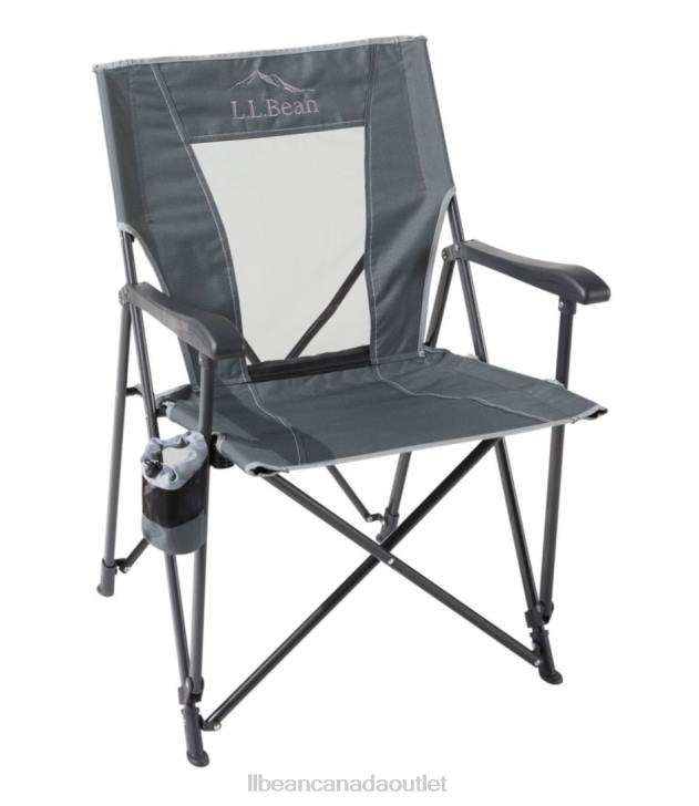 Camping Furniture Dark Graphite H8XZ3953 Easy Comfort Camp Chair Unisex L.L.Bean
