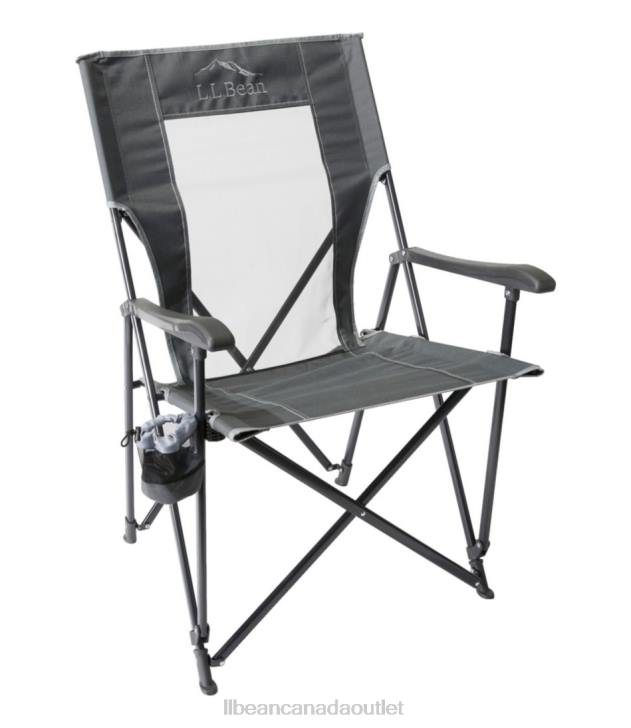 Camping Furniture Dark Graphite H8XZ4165 Easy Comfort Camp Chair Max Unisex L.L.Bean