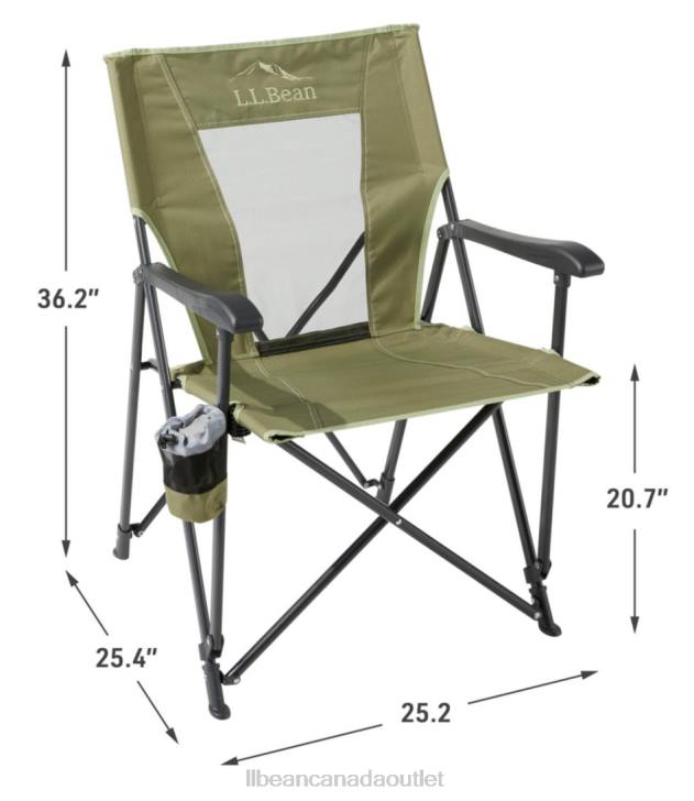 Camping Furniture Pine Forest H8XZ1425 Easy Comfort Camp Chair Unisex L.L.Bean