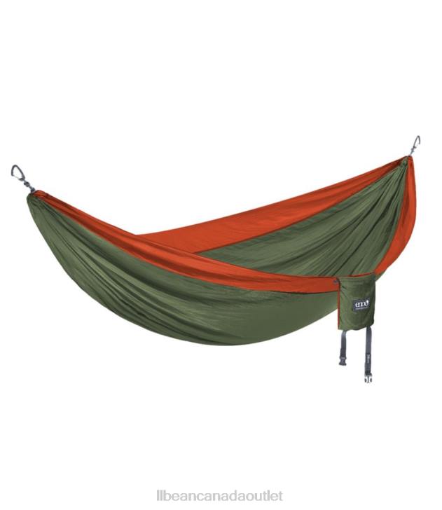 Camping Furniture Olive/Orange H8XZ3973 ENO DoubleNest Hammock Unisex L.L.Bean