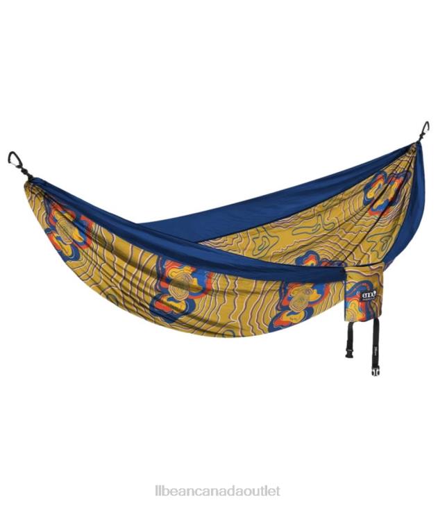 Camping Furniture Sapphire/Outdoor Afro Gold H8XZ6165 ENO DoubleNest Hammock Giveback Unisex L.L.Bean