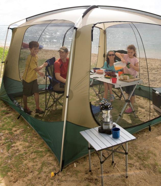 Camping Furniture Gray H8XZ1520 18-Inch Base Camp Side Table Unisex L.L.Bean