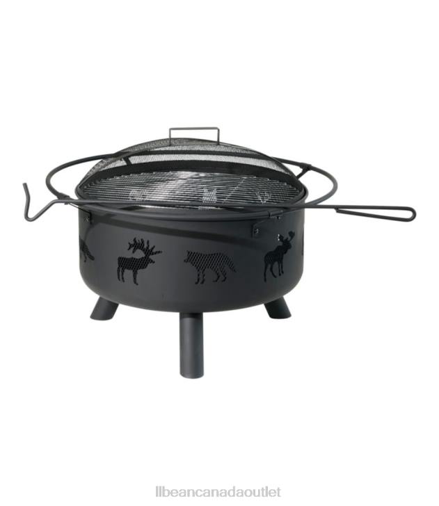 Camping Kitchen Black H8XZ1373 Backyard Animal Fire Pit Unisex L.L.Bean
