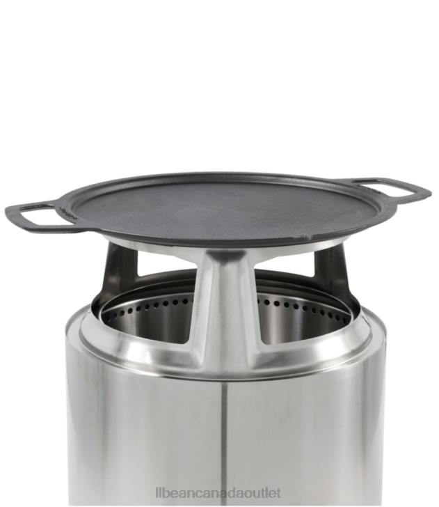 Camping Kitchen Black H8XZ1602 Solo Stove Bonfire Cast Iron Griddle and Hub Bundle Unisex L.L.Bean