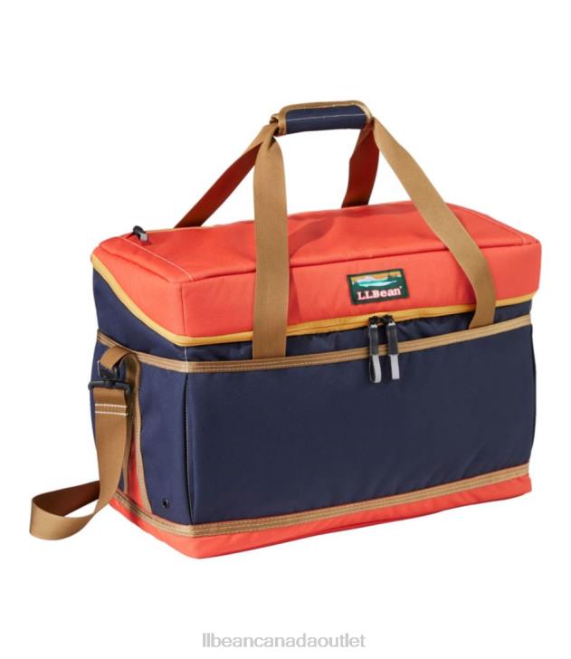 Camping Kitchen Bright Navy/Rustic Orange H8XZ5265 Soft Pack Cooler Family Unisex L.L.Bean
