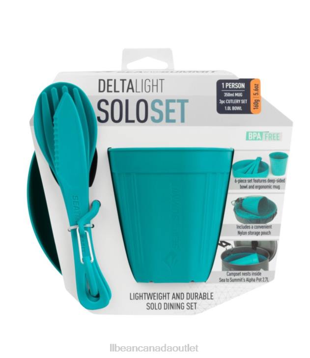Camping Kitchen Pacific Blue H8XZ2031 Sea To Summit Delta Light Solo Set Unisex L.L.Bean