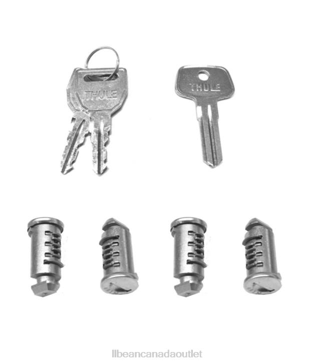 Outdoor Equipment Silver H8XZ1816 Thule One-Key System Locks Unisex L.L.Bean