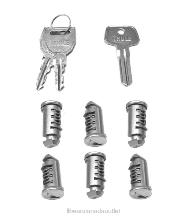 Outdoor Equipment Silver H8XZ1816 Thule One-Key System Locks Unisex L.L.Bean