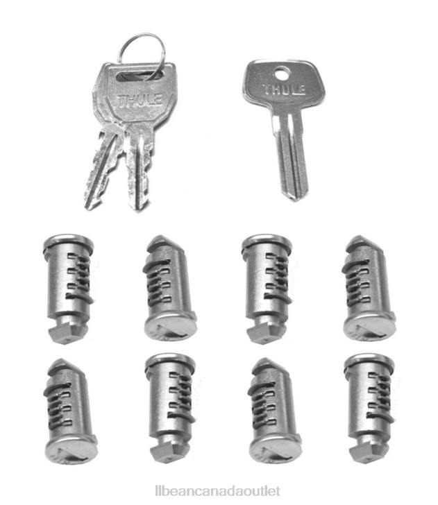 Outdoor Equipment Silver H8XZ1816 Thule One-Key System Locks Unisex L.L.Bean