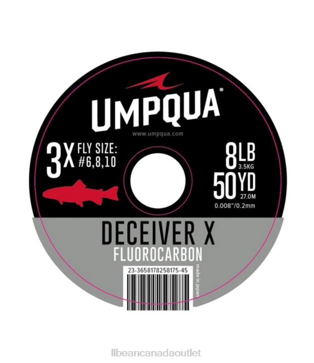 Fishing Clear H8XZ2005 Umpqua Deceiver X Fluorocarbon Tippet Unisex L.L.Bean