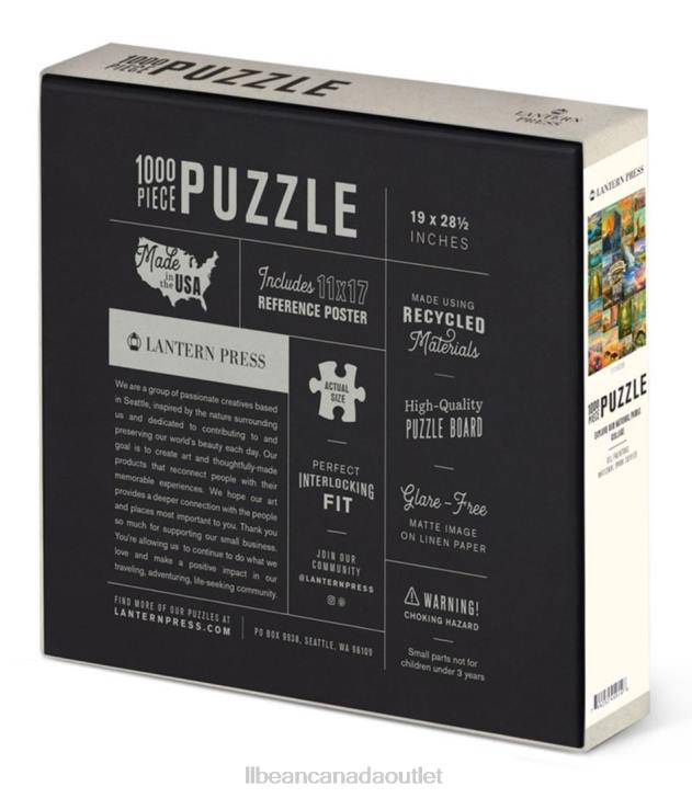 Games & Recreation Multi H8XZ1712 Explore Our National Parks Puzzle Unisex L.L.Bean