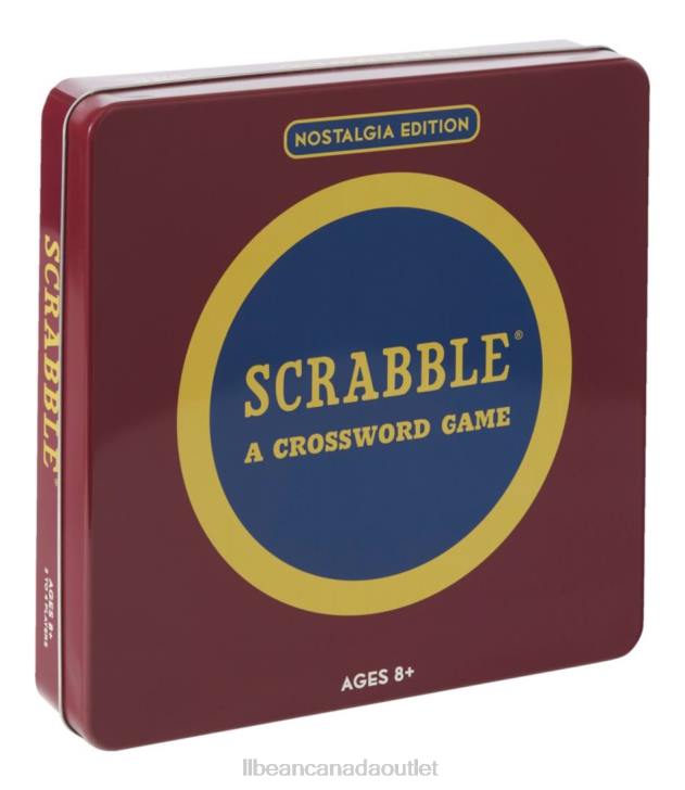 Games & Recreation Multi H8XZ1778 Scrabble Game Tin Unisex L.L.Bean