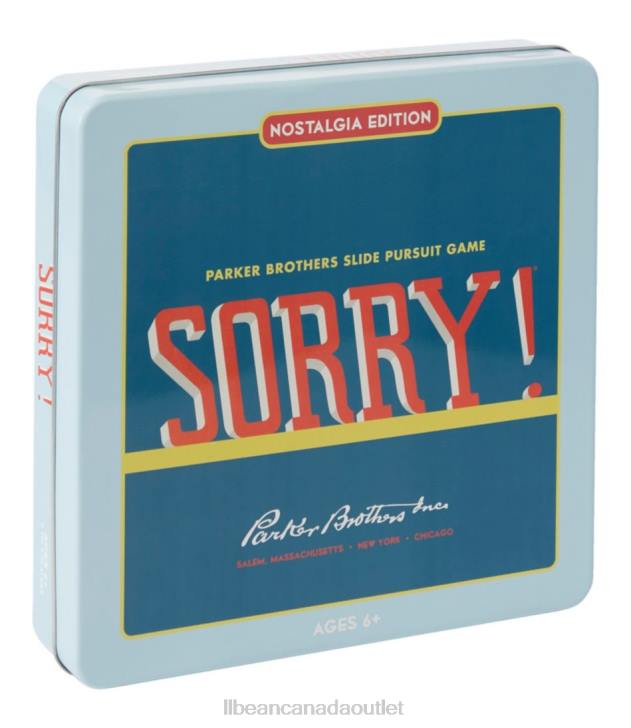 Games & Recreation Multi H8XZ1938 Sorry! Game Tin Unisex L.L.Bean