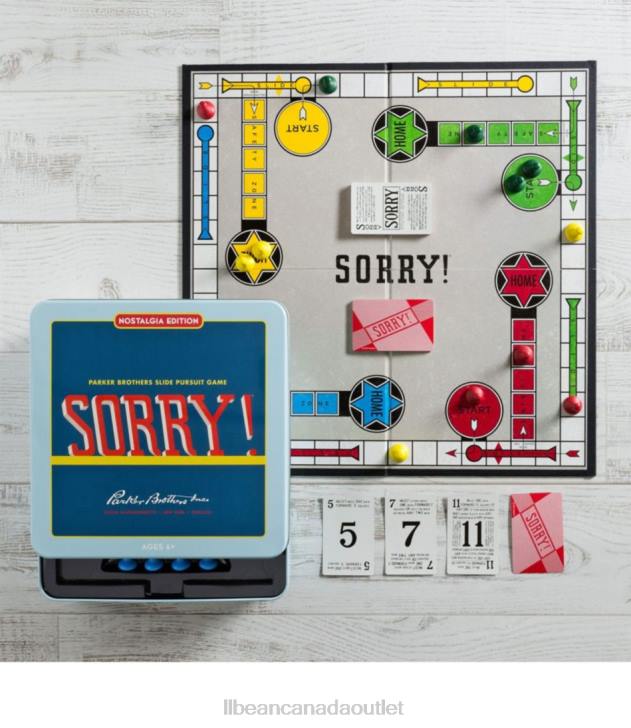 Games & Recreation Multi H8XZ1938 Sorry! Game Tin Unisex L.L.Bean