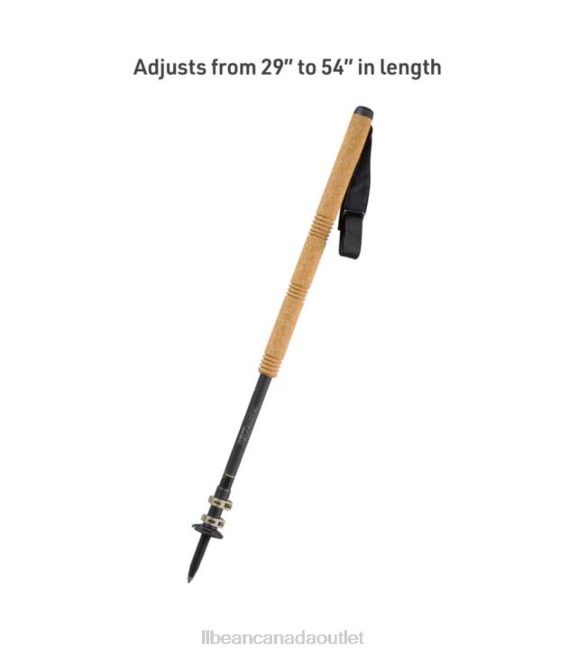 Outdoor Equipment Black H8XZ1746 Komperdell Hiking Camera Staff PowerLock 3 Unisex L.L.Bean