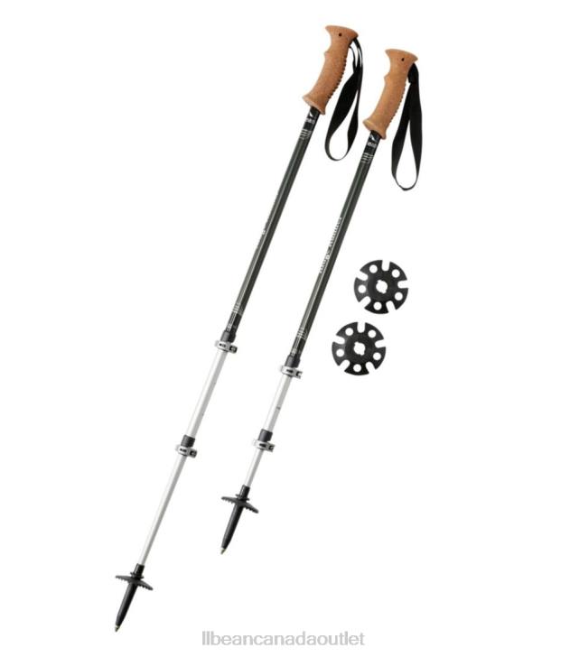 Outdoor Equipment Black Spruce/Deepest Pine H8XZ1624 Ridge Runner Hiking Poles Unisex L.L.Bean