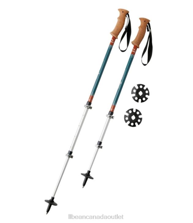 Outdoor Equipment Spruce Pine/Spruce H8XZ1450 Ridge Runner Hiking Poles Compact Unisex L.L.Bean