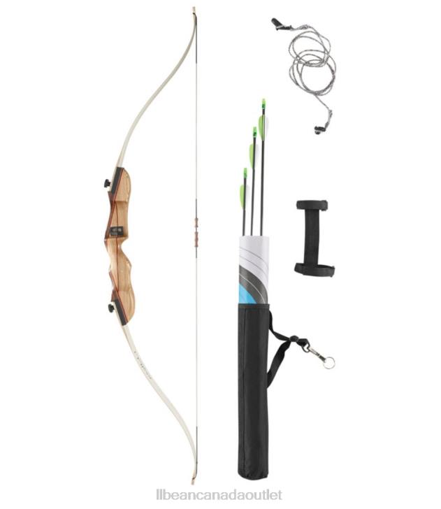 Outdoor Equipment Natural Wood H8XZ1415 Junior Archery Set Unisex L.L.Bean