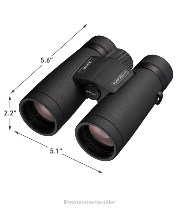 Outdoor Equipment Black H8XZ1384 Nikon Monarch M7 Binoculars Unisex L.L.Bean