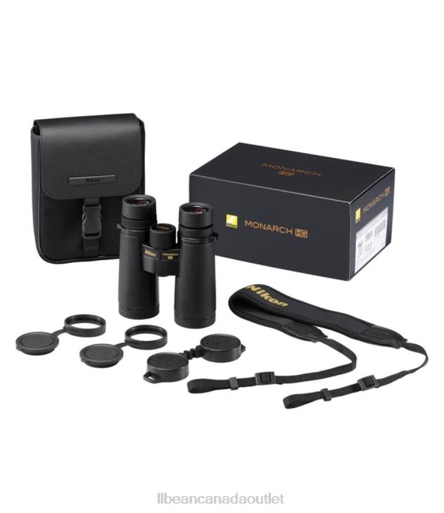 Outdoor Equipment Black H8XZ1557 Nikon Monarch HG Binoculars Unisex L.L.Bean
