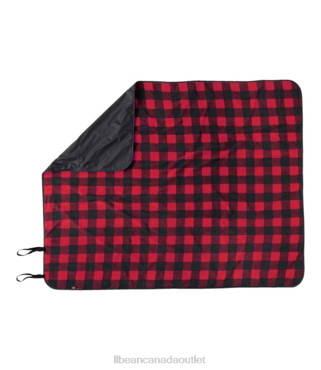 Outdoor Accessories Peak Orange Buffalo Plaid H8XZ4037 Waterproof Outdoor Blanket Plaid Unisex L.L.Bean