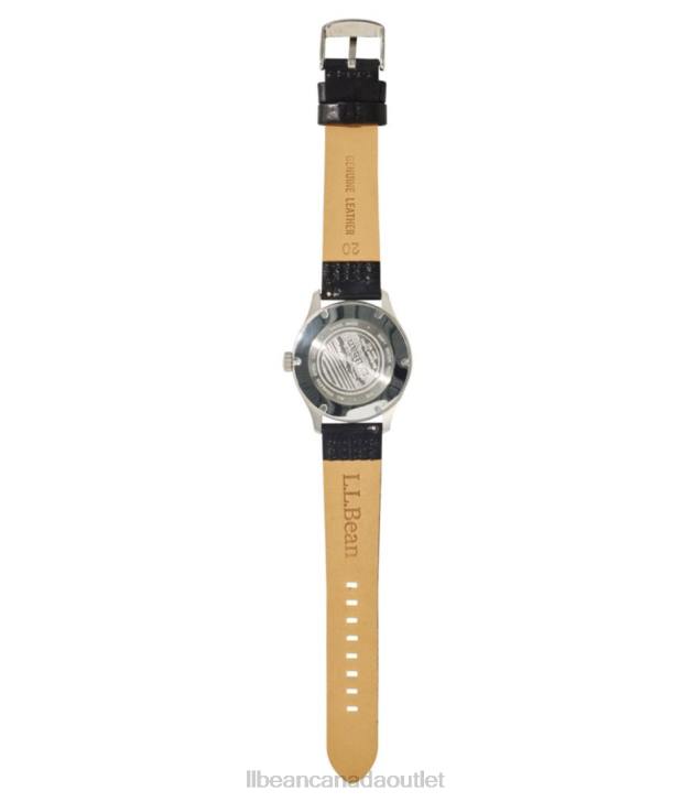 Outdoor Accessories Black H8XZ1538 Casco Bay Self-Illuminating Field Watch. 40mm Unisex L.L.Bean