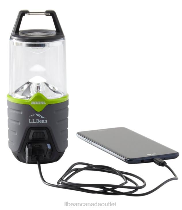 Outdoor Accessories Black/Gray H8XZ1612 Trailblazer 300 Rechargeable Lantern Unisex L.L.Bean
