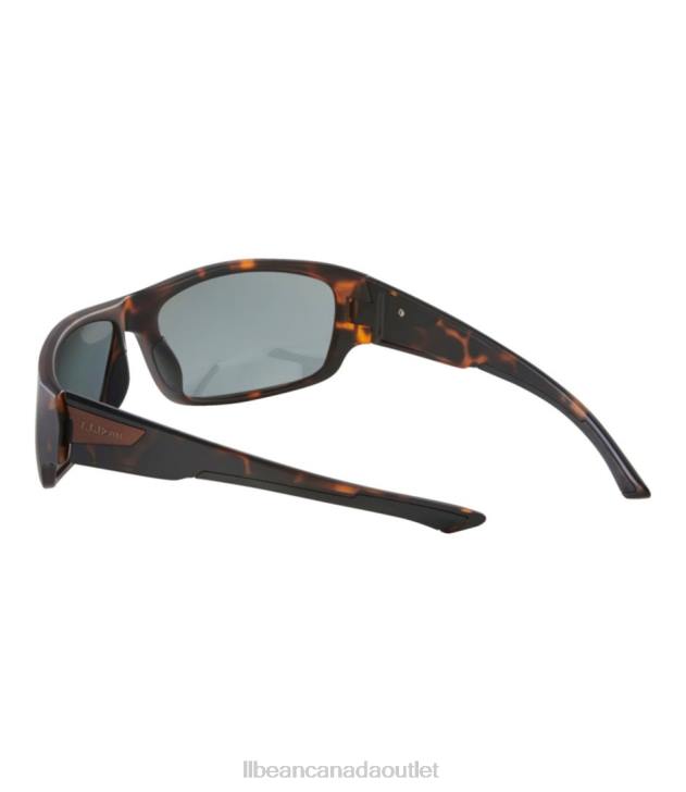 Outdoor Accessories Matte Black/Smoke with Silver Mirror H8XZ587 Beachside With Hydroglare Polarized Sunglasses Unisex L.L.Bean