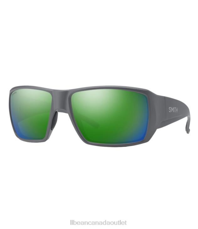 Outdoor Accessories Matte Cement/Polarized Green Mirror H8XZ817 Smith Guide Choice Extra Large ChromaPop Polarized Mirror Sunglasses Unisex L.L.Bean