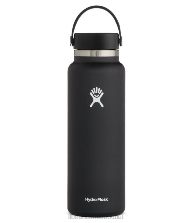 Outdoor Accessories Black H8XZ6726 Hydro Flask Wide Mouth Water Bottle Unisex L.L.Bean