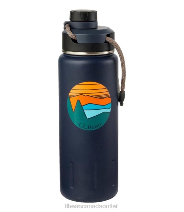 Outdoor Accessories Carbon Navy/Circle Katahdin H8XZ1823 Insulated Canteen Water Bottle Unisex L.L.Bean