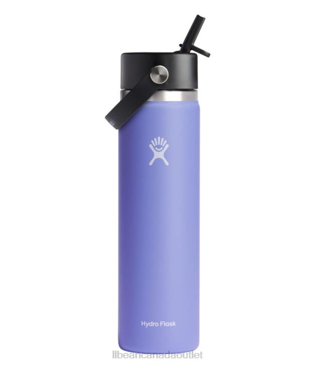 Outdoor Accessories Lupine H8XZ6177 Hydro Flask Wide Mouth Water Bottle with Flex Straw Cap Unisex L.L.Bean