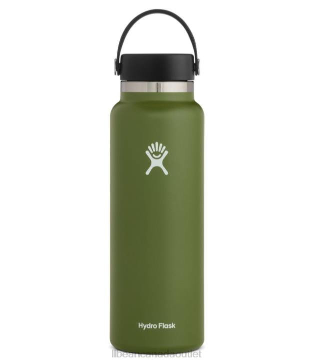 Outdoor Accessories Olive H8XZ7077 Hydro Flask Wide Mouth Water Bottle Unisex L.L.Bean
