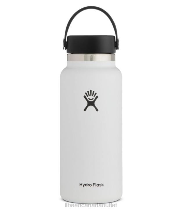 Outdoor Accessories White H8XZ5329 Hydro Flask Wide Mouth Water Bottle Unisex L.L.Bean