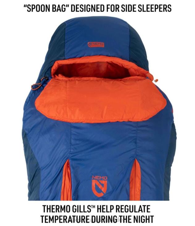 Outdoor Equipment Eternal/Altitude H8XZ1521 Nemo Forte Sleeping Bag 35 degree Fahrenheit Unisex L.L.Bean