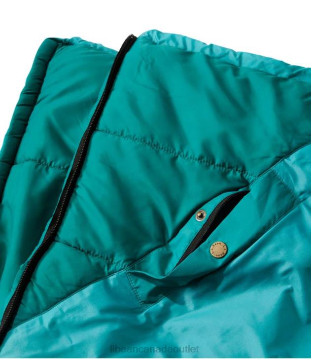 Outdoor Equipment Warm Teal/Blue Green H8XZ1355 Mountain Classic Camp Sleeping Bag Unisex L.L.Bean
