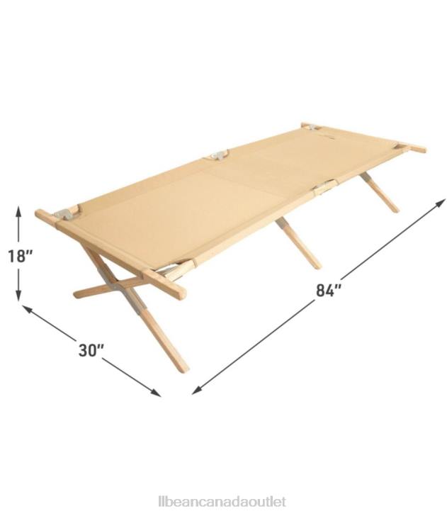 Outdoor Equipment Tan H8XZ1517 Byer Maine Heritage Cot Unisex L.L.Bean