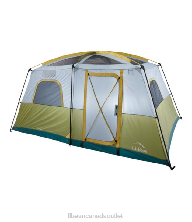 Outdoor Equipment Avocado/Chartreuse H8XZ1560 Acadia 8-Person Cabin Tent Unisex L.L.Bean