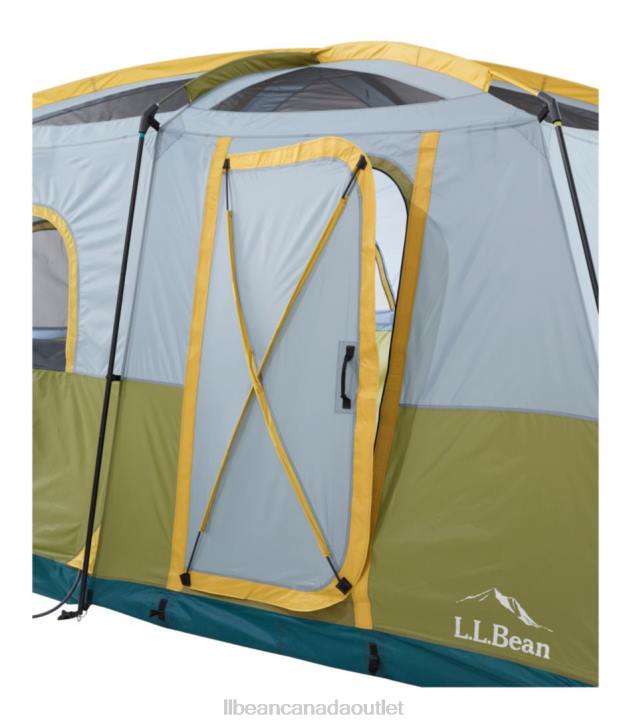 Outdoor Equipment Avocado/Chartreuse H8XZ1560 Acadia 8-Person Cabin Tent Unisex L.L.Bean