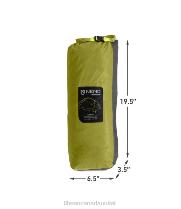 Outdoor Equipment Birch Bud/Goodnight Gray H8XZ2172 NEMO Dagger OSMO 3-Person Backpacking Tent Unisex L.L.Bean