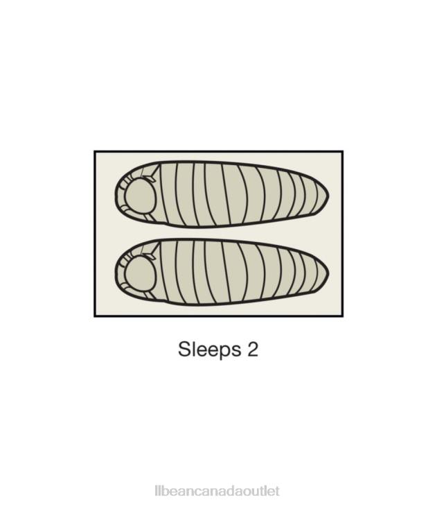 Outdoor Equipment Blue H8XZ1627 Adventure Dome 2-Person Tent Unisex L.L.Bean